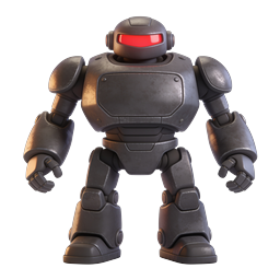 Armored Robot 3D Icon - Futuristic Mech Character