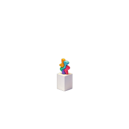 Art Gallery Display Case Icon | Modern Exhibition 3D