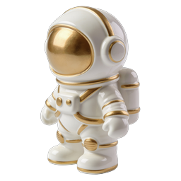 Astronaut Figure Icon - Premium 3D Space Character
