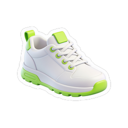 Athletic Sneaker Icon - 3D Clay Style Sports Shoe