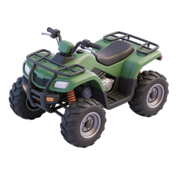 ไอคอน ATV สไตล์สำหรับการผจญภัยและการเดินทางกลางแจ้ง