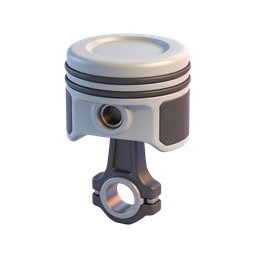 Automotive Piston Icon for Engineering Projects