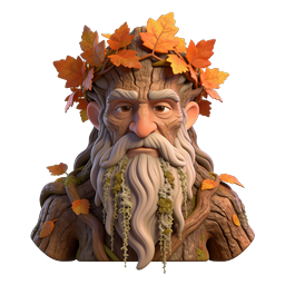 Autumn Tree Spirit Forest Guardian Icon