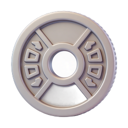 Aztec Tribal Disc Icon - Ancient Geometric Pattern