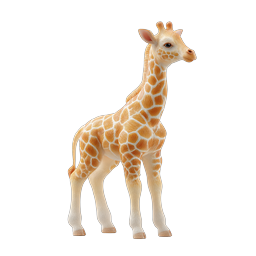 Baby Giraffe Figurine 3D Icon