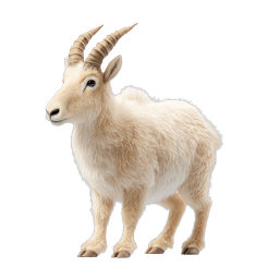 Baby Mountain Goat Icon - Realistic Wildlife Illustration