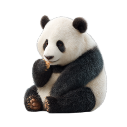 Adorable Baby Panda Icon | Cute Wildlife 3D Render