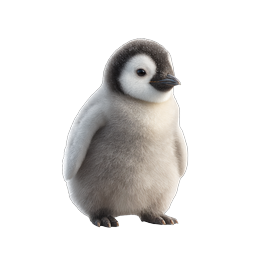 ไอคอนลูกเพนกวินแสนน่ารัก - สัตว์ป่าสมจริง