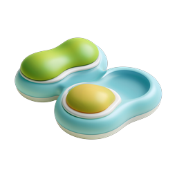 Baby Potty Training Seat 3D Icon - Pastel Clay Style