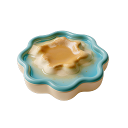 Baked Dessert in Ceramic Bowl 3D Icon | Food Icons