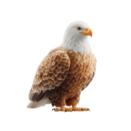 Majestätisches Weißkopfseeadler-Icon | Wildlife-Vogel-Illustration