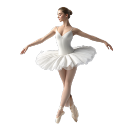 Graceful Ballerina Dancer Icon | Classical Ballet Pose