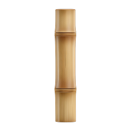 Realistic Bamboo Stalk Icon - Natural Plant Illustration
