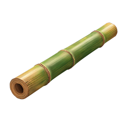 Realistic Bamboo Stalk Icon - Natural Botanical Illustration