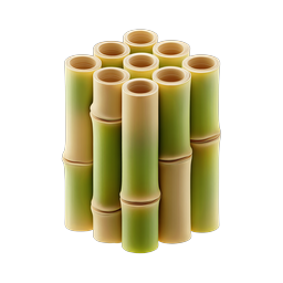 Bamboo Stalks Cluster Nature Icon - Fresh Cut Bamboo