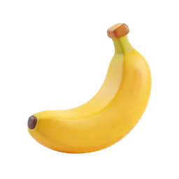 Vibrant Banana Icon for Food and Health Themes