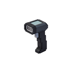 3D Isometric Barcode Scanner Icon | Retail Tech