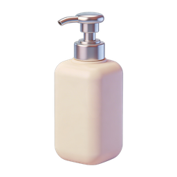 Modern Lotion Bottle Icon for Skincare Products