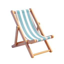 Stylish Beach Chair Icon for Summer Designs
