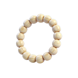 Elegant Beaded Bracelet Icon - Cream Jewelry Design