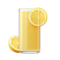 Lemonade Glass Icon for Refreshing Beverages