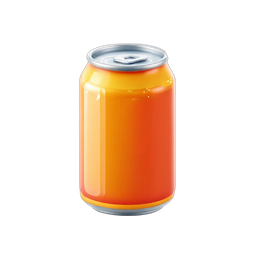 Vibrant Soda Can Icon for Beverage Graphics