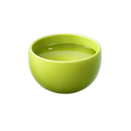 Green Tea Bowl Icon for Health and Wellness