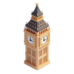 Big Ben Icon – Charming London Landmark Representation