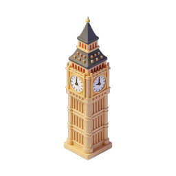 Big Ben Icon - London Landmark Symbol for Your Projects