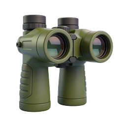 Military Binoculars Icon | Realistic 3D Render