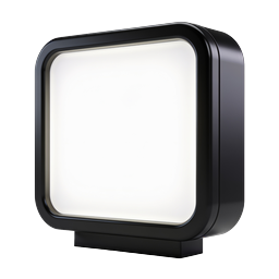 Blank Display Frame Icon - 3D Black Screen Template