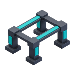 Isometric Blockchain Network Framework Icon