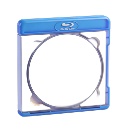 Blu-ray Disc Case Icon - High Definition Media Symbol