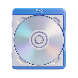 Blu-Ray Disc Case 3D Icon - Premium Media Storage