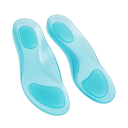 Blue Flip Flops Sandals 3D Icon - Summer Beach