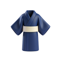Biểu tượng Kimono Xanh - Trang phục Truyền thống Nhật Bản