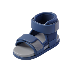 Blue Orthopedic Sandal Icon | Adjustable Comfort Footwear