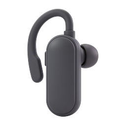 Bluetooth Earpiece 3D Icon - Wireless Headset