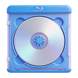 Blu-ray Disc Case Icon - Premium HD Media Symbol