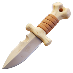 Icona di pugnale d'osso - Grafica arma fantasy RPG