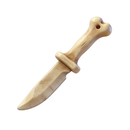 Stylish Bone Knife Icon for Culinary Themes