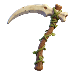 Bone Blade Scythe Fantasy Weapon Icon
