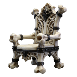 Ícone de Trono de Ossos Fantasia Gótica | Reino Sombrio