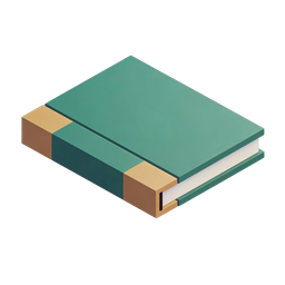 Stylish Book Icon for Education and Literature Projects