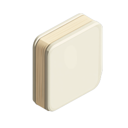 Realistic Book Notebook 3D Icon for Education