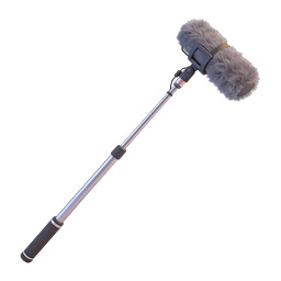 Professional Boom Microphone Icon for Audio Production