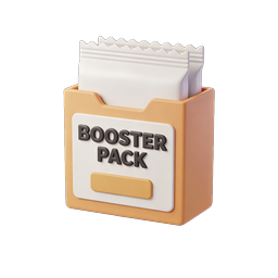 Booster Pack 3D Icon | Trading Card Game Collection