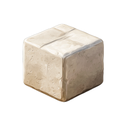 Realistisches Brühwürfel-Icon - 3D-Kochgrafik