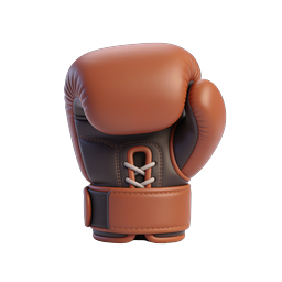 Realistic Boxing Glove Icon for Sports Apps
