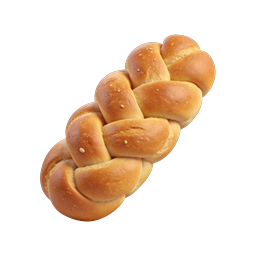 Icône de pain tressé - Pain Challah doré au sésame